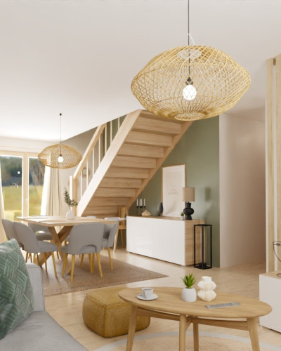 Vue 3D d'un appartement (Vannes)
